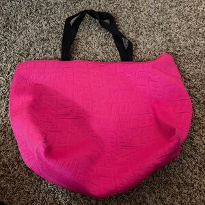 Pink FOX racing Embossed Tote Bag